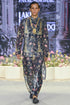Black Forest Whisper Printed Embroidered Bandi And Kurta With Patiala Salwar